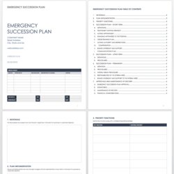 Worthy Succession Plan Template Printable Templates Emergency Word