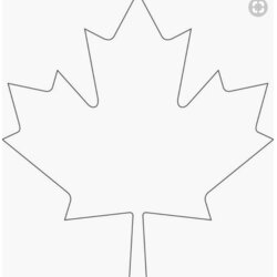 Fine Canada Maple Leaf Template Printable Map Of The United States