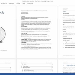 Out Of This World Feasibility Study Templates Ms Word Forms Checklists Template Only Now Software