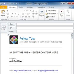 Outlook Email Templates Right Way To Configure Template Create Informative