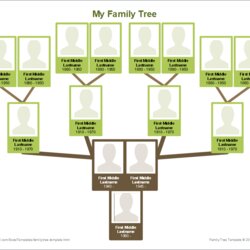 The Highest Quality Free Family Tree Template Printable Blank Chart Word Excel Sheets Landscape Google With