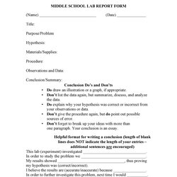 Eminent Lab Report Templates Format Examples Template