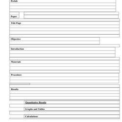 Great Lab Report Templates Format Examples Template Kb