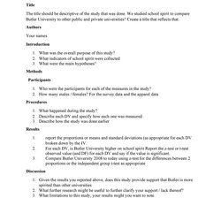 The Highest Standard Lab Report Templates Format Examples Template Writing