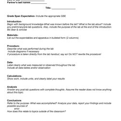 High Quality Lab Report Templates Format Examples Template Example Sample Reports