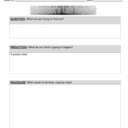 Super Lab Report Templates Format Examples Template