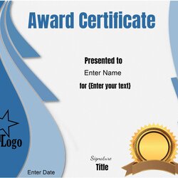Superior Certificate Templates Free Printable