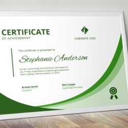 Template Multipurpose Modern Professional Certificate Editable