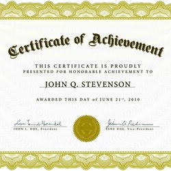 Superlative Certificate Templates Rich Image And Wallpaper