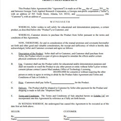 Eminent Free Sample Sales Agreement Templates In Ms Word Google Docs Business
