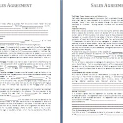 Terrific Sales Agreement Template By Contract Sample Templates Format Terms Conditions Example Samples