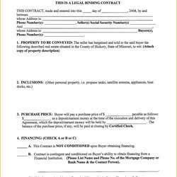 Superb Real Estate Sales Agreement Template Free Of Blank Contract Form Purchase California Remarkable Sample