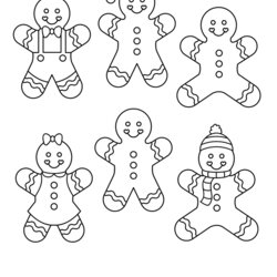 Superb Gingerbread Man Cutout Template Mrs Sight And Sound Reading Christmas Drawing Paper Line Men Cutouts