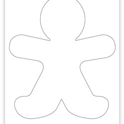 Matchless Template Images Of Gingerbread Man Select From Premium Large