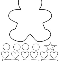 Superlative Gingerbread Man Cutout Template Mrs Sight And Sound Reading Christmas Printable Decorations