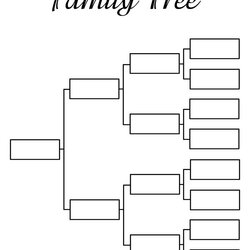 Super Printable Family Tree Template Best Of Blank In Generations Genealogy Pedigree Striking Fearsome