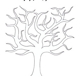 High Quality Best Images Of Family Tree Outline Printable Template Blank Drawing Large Kids Templates