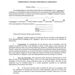 Magnificent Editable Professional Service Agreement Templates Contracts Sample Stupendous Doc Standard
