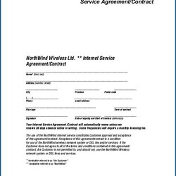 Cool Free Printable Service Agreement Contract Template Contracting Contracts Samples Williamson Sample