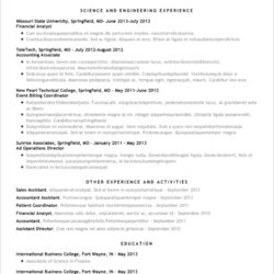 Great Best Professional It Resume Free Samples Examples Format Templates Word New