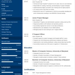 Creative Templates Free Download For Microsoft Word Resume