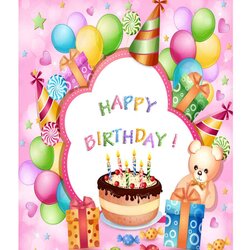 Great Birthday Card Template Free Download Vector