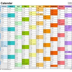 The Highest Standard Calendar Free Printable Word Templates Microsoft Template Yearly Format Large