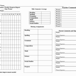 Champion Free Printable Report Card Template Best In Intended Behavior Middle School