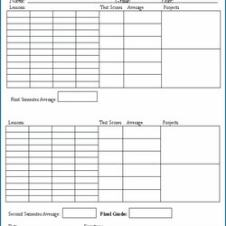Outstanding Report Card Template