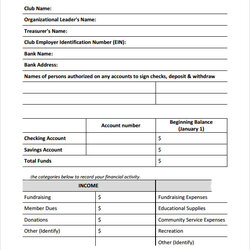 Matchless Free Sample Treasurer Reports In Ms Word Report Template Templates Board Printable Documents Shift