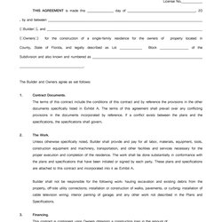 Great Contract Templates Employment Construction Photography Etc Template