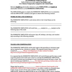 Exceptional Great Contract Templates Employment Construction Photography Etc Agreement Printable Employee