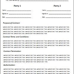 Super Contract Agreement Templates Free Word Printable Contracts Legal Formats