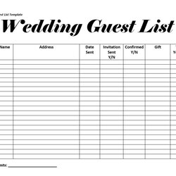 Worthy Categories How To Start Your Wedding Guest List Hennessy Events Template Invitation