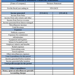 Spiffing Personal Financial Statement Excel Sheet Templates Statements Report Spreadsheet Income Free