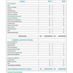 Terrific Financial Statement Template Download Sheets In Word Excel Editable
