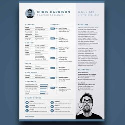 Magnificent One Page Resume Templates To Fill In Download Format Examples Pages