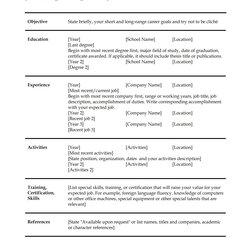 Simple Resume Template Word Examples Create Templates Sample Letter Example Cover Reporting Minerals Conflict