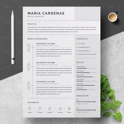 Very Good Creating Creative Resume Templates Free Sample Example Format