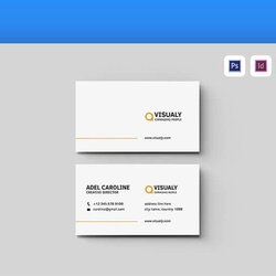 Superlative Professional Plain Business Card Template Word In