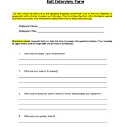 Superlative Interview Layout Template For Your Needs Exit