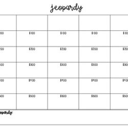 Magnificent Jeopardy Template By Stop Shop And Teach Teachers Pay Subject Original