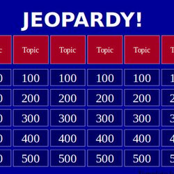 Wizard Bible Jeopardy Concept Free Blank Template