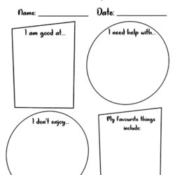 Wonderful All About Me Sheet Teaching Resources Width
