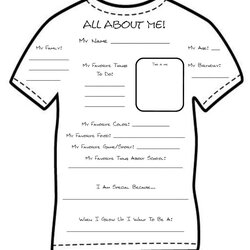 Capital All About Me Template Worksheet Printable Booklet Summer School