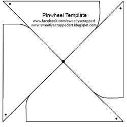 Outstanding Early Play Templates Make Pinwheel And Tutorials Template Pinwheels Patterns Windmill Own Sweetly
