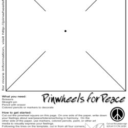 Exceptional Pinwheel Template Peace Pinwheels Directions Own Print Crafts Create Click Follow These Project
