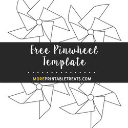 Pinwheel Template Small Poppy Sponsored
