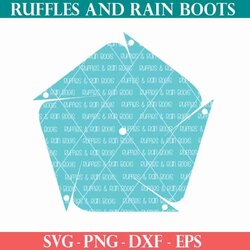 Worthy Pinwheel Template For And Silhouette Ruffles Rain Boots