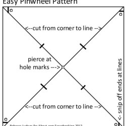 Peerless Early Play Templates Make Pinwheel And Tutorials Pattern Paper Template Pinwheels Making